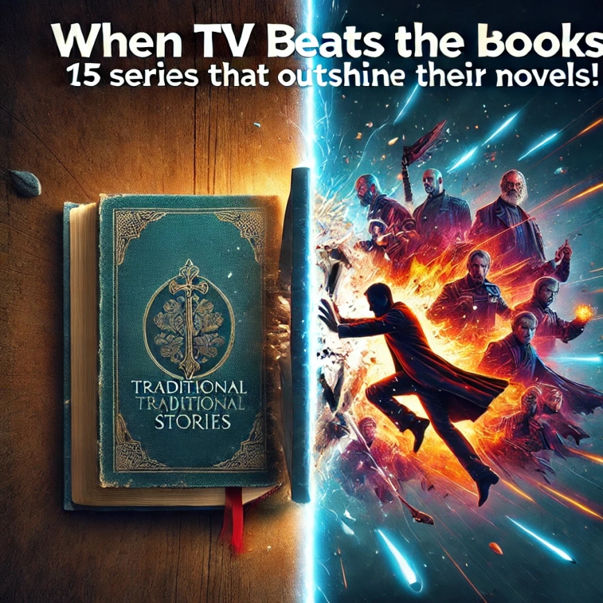 Recently, I asked the "Buzzchu" community which TV show adaptations are actually better than the books they're based on. Based on the responses, I’ve created 15 alternative descriptions:When TV Beats the Books: 15 Series That Outshine Their Novels!"