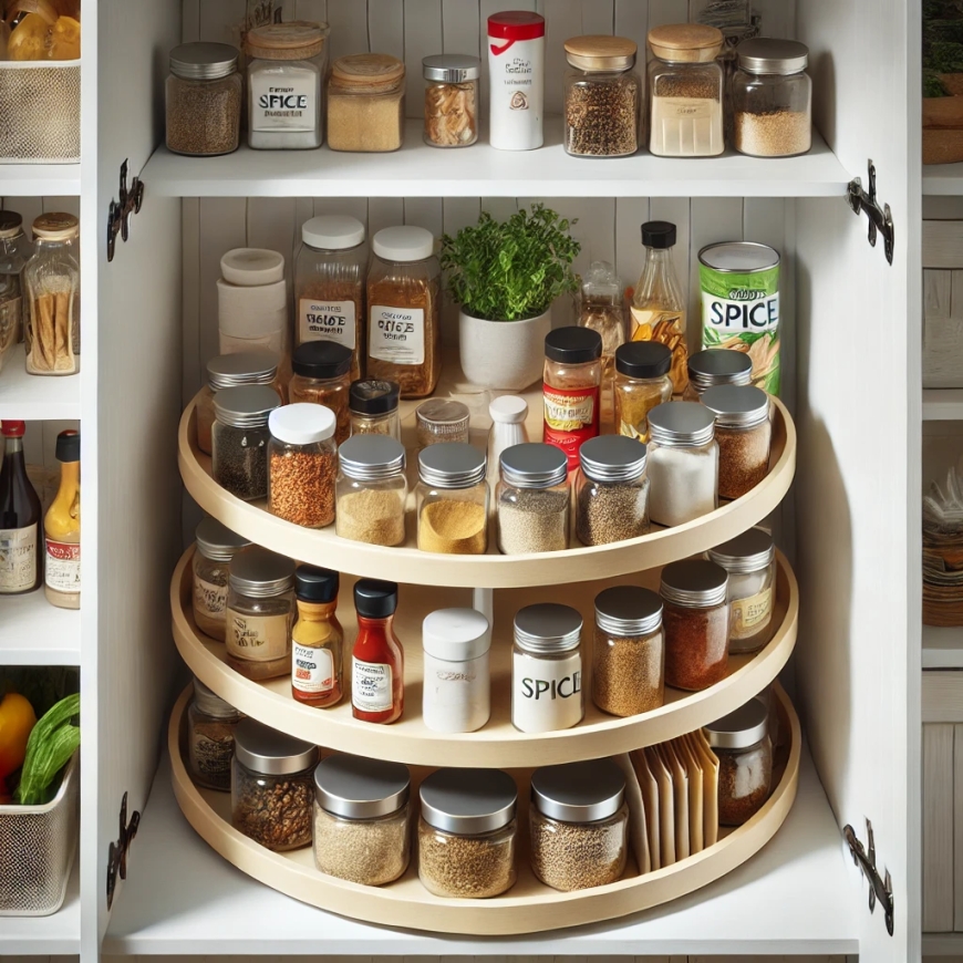 Rotating Cabinet Organizer