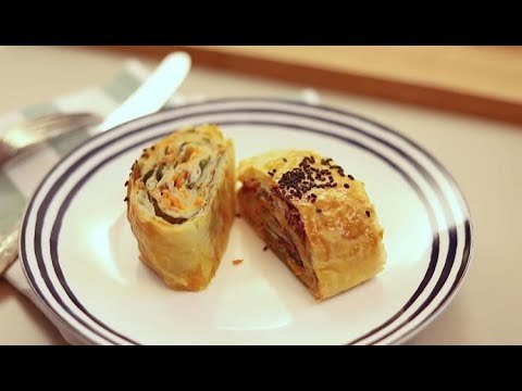 Pastırmalı Rulo Börek