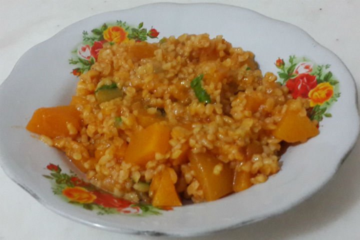 Balkabaklı Bulgur Pilavı