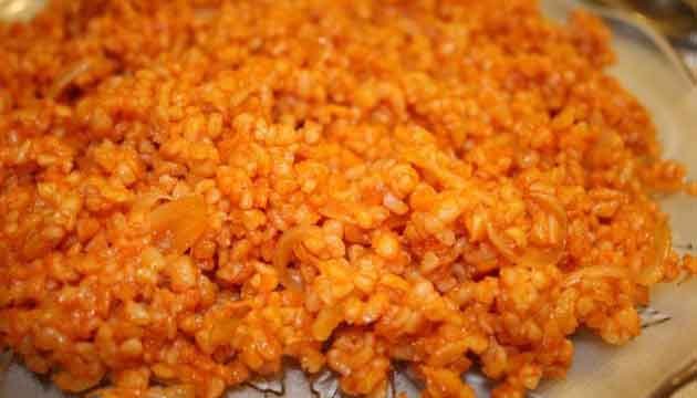 Fırında Bulgur Pilavı