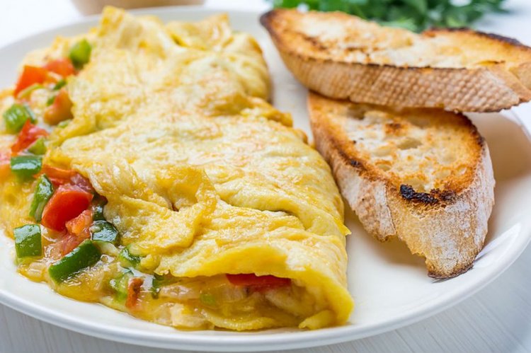 Sebzeli Omlet