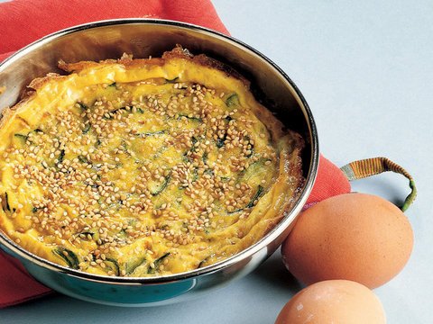 Susamlı omlet