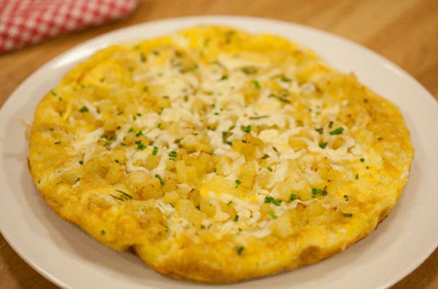 Patatesli Omlet