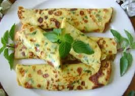 Yeşil Soğanlı Kaşarlı Omlet